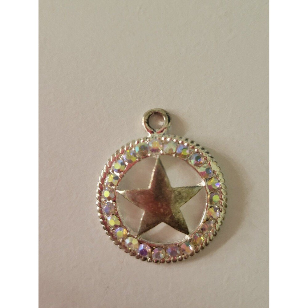 Lone Star Rhinestone Pendant - Picture 2 of 3